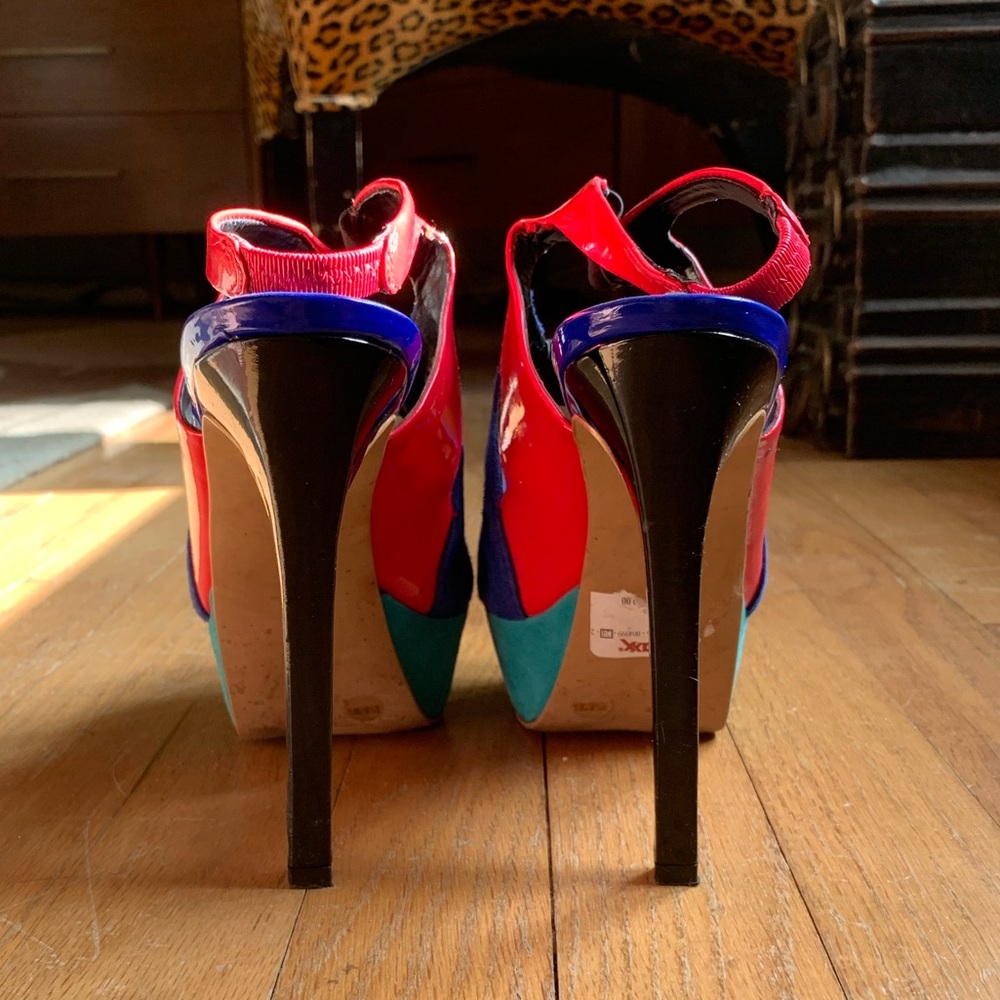 Jessica Simpson Color Block Platform Stilettos - Picture 3 of 9